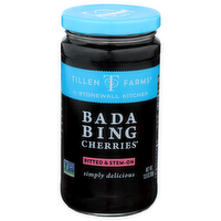 Tillen Farms Pitted & Stem-on Bada Bing Cherries - 13.5 Ounce