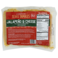 Brookshire's Handmade Jalapeno & Cheese Texas Tamales - 2.5 Ounce - 6 Count