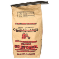 CAJUN WHOLESALE Oak Lump Charcoal - 10 Pound