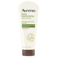 Aveeno Body Lotion, Daily Moisturizing, Fragrance Free - 8 Ounce 