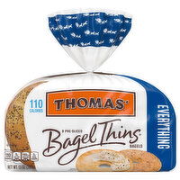 Thomas' Bagels, Pre-Sliced, Everything - 8 Each 