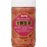 Shirakiku Ginger, Sweet Pickled - 12 Ounce 