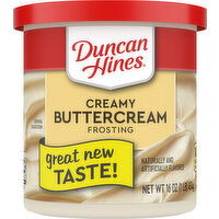 Duncan Hines Frosting, Buttercream, Creamy - 16 Ounce 