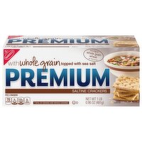 PREMIUM Saltine Crackers with Whole Grain Wheat, 1.06 lb