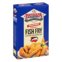 Louisiana Fish Fry Products Seafood Breading Mix, Fish Fry, Seasoned - 22 Ounce 