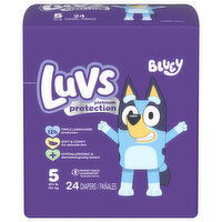 Luvs Diapers, Size 5, 27+ lb (12+ kg), Platinum Protection - 24 Each 