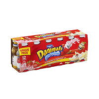 Danimals Strawberry Explosion Flavor & Banana Split Flavor Smoothies - 12 Each 