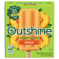 Outshine Outshine Peach Frozen Fruit Bars, 6 Count - 6 Each 