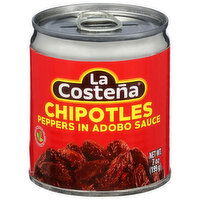 La Costena Chipotles, Peppers in Adobo Sauce - 7 Ounce 