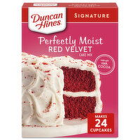 Duncan Hines Signature Perfectly Moist Red Velvet Flavored Cake Mix - 15.25 Ounce