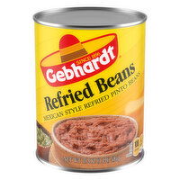 Gebhardt’s Mexican Style Refried Beans - 16 Ounce 