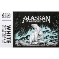 Alaskan Beer, White - 6 Each 