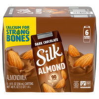 Silk Almond, Dark Chocolate - 6 Each 