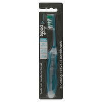 Good To Go Travel Toothbrush, Folding - 1 Each 