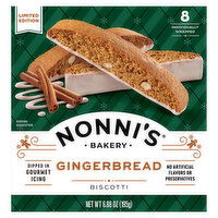 Nonni's Biscotti, Gingerbread - 8 Each 