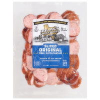 Holmes Smokehouse Sausage, Original, Sliced, Pecan Smoked - 12 Ounce 