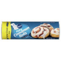 Pillsbury Cinnamon Rolls, Flaky, Butter Cream Icing - 8 Each 