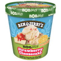 Ben & Jerry's Frozen Dessert, Non Dairy, Strawberry Cheezecake - 1 Pint 