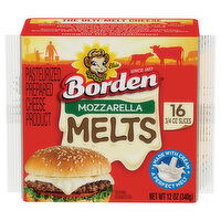 Borden Melts Mozzarella Cheese - 16 Each