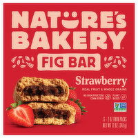 Nature's Bakery Fig Bar, Strawberry, Twin Packs - 6 Each 