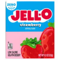 Jell-O Gelatin Dessert, Low Calorie, Zero Sugar, Strawberry