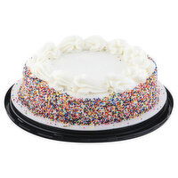 Fresh 8 Inch Single Layer Confetti Cake - 31 Ounce 