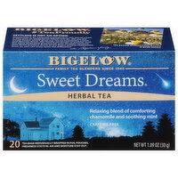 Bigelow Herbal Tea, Caffeine Free, Sweet Dreams, Tea Bags