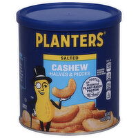 Planters Cashew, Salted, Halves & Pieces - 14 Ounce 