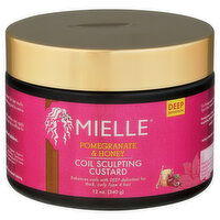 Mielle Coil Sculpting Custard, Pomegranate & Honey, Deep Definition - 12 Ounce