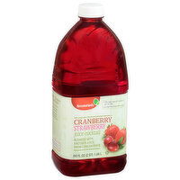 Brookshire's Juice Cocktail, Cranberry Strawberry - 64 Fluid ounce 