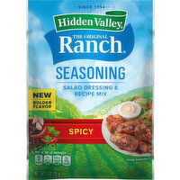 Hidden Valley Salad Dressing & Recipe Mix, Spicy, Seasoning, Spicy - 1 Ounce 