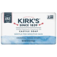 Kirk's Soap, Castile, Original Fresh Scent - 4 Ounce 