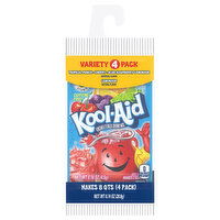 Kool-Aid Drink Mix, Caffeine Free, Unsweetened, Assorted, 4 Pack