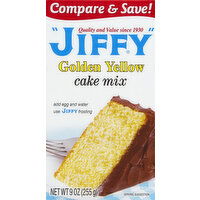 Jiffy Cake Mix, Golden Yellow - 9 Ounce 