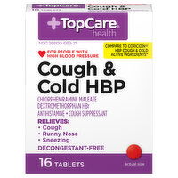 TopCare Cough & Cold HBP, Tablets