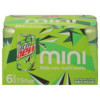 Mtn Dew Soda, Mini - 6 Each 