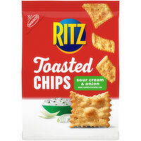 RITZ Toasted Chips Sour Cream and Onion Crackers