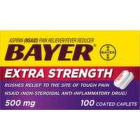 Bayer Aspirin, Extra Strength, Coated Caplets