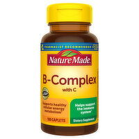 Nature Made B-Complex, with C, Caplets - 100 Each 