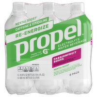 Propel Electrolyte Water Beverage, Passionfruit Guava - 6 Each 