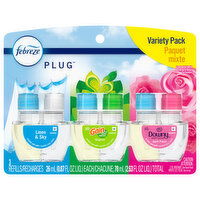 Febreze Scented Oil Refills, Linen & Sky, Original, April Fresh, Variety Pack