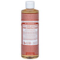 Dr. Bronner's Soap, Pure-Castile, 18-in-1, Hemp, Eucalyptus - 16 Fluid ounce 