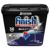 Finish Dishwasher Detergent, Automatic, Quantum, Tabs - 36 Each 