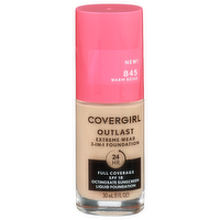 COVERGIRL 845 Warm Beige Outlast Extreme Wear 3-In-1 Foundation - 30 ml