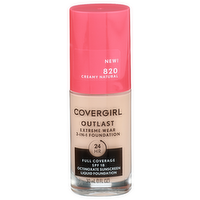 COVERGIRL 820 Creamy Natural Outlast Extreme Wear 3-In-1 Foundation - 30 ml