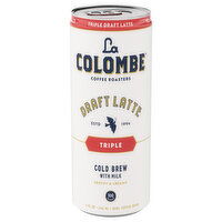 La Colombe Cold Brew, with Milk, Draft Latte, Triple