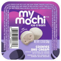 My/Mochi Ice Cream, Cookies and Cream - 1.25 Ounce 