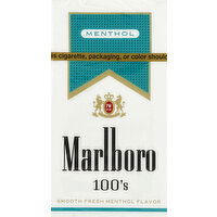 Marlboro Cigarettes, Menthol, Gold Pack, 100's - 20 Each 