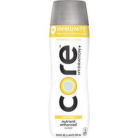 Core Hydration Water, Nutrient Enhanced, Lemon Extract - 23.9 Fluid ounce 