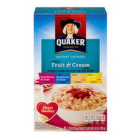 Quaker Oatmeal, Fruit & Cream, Instant